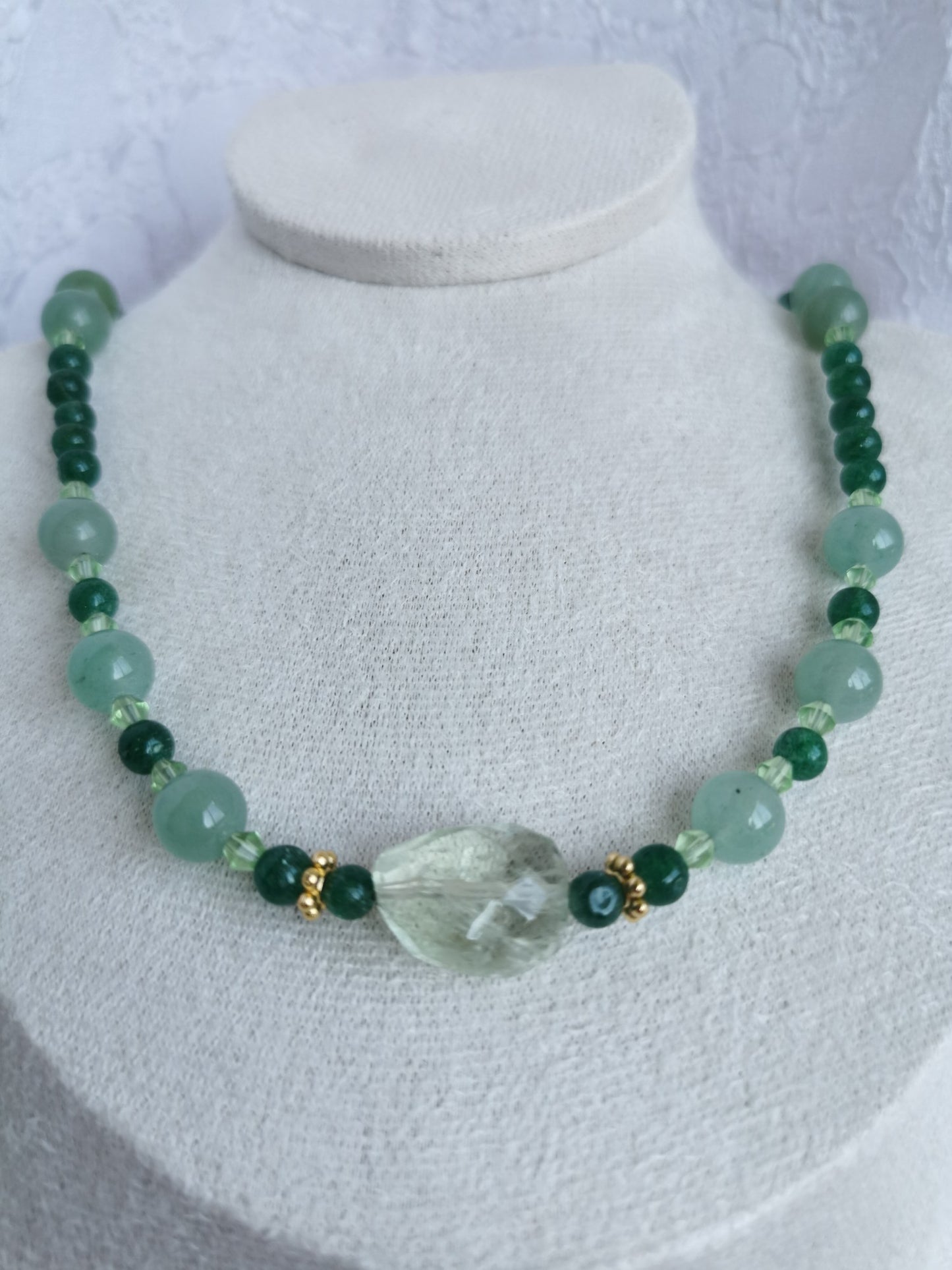 Collier en aventurine