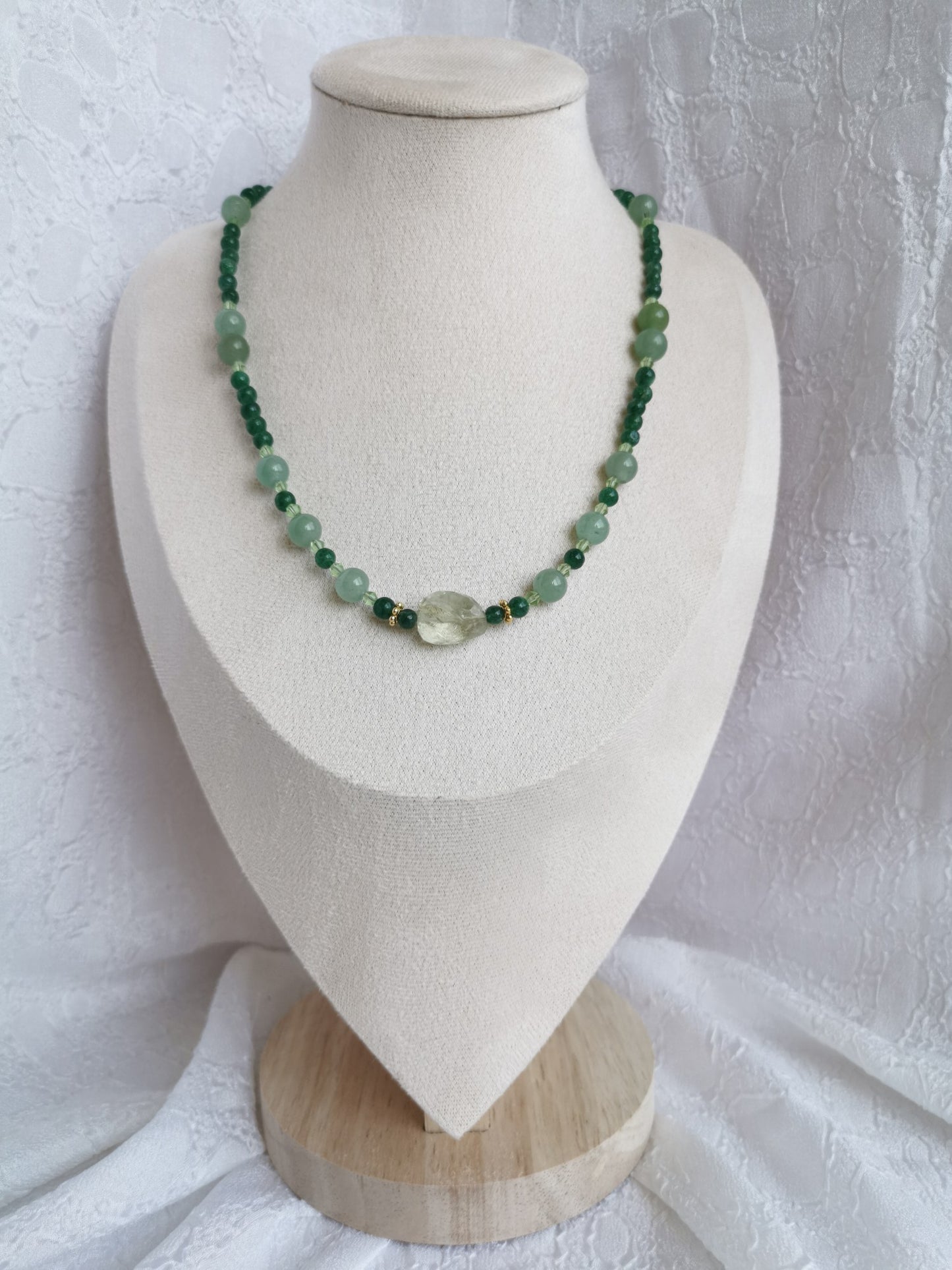 Collier en aventurine